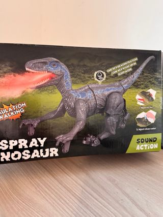 Dinosauro interattivo con spruzzo e luci