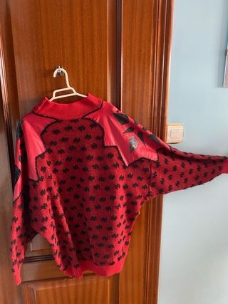 Jersey Vintage Torras SA Cuero Talla M