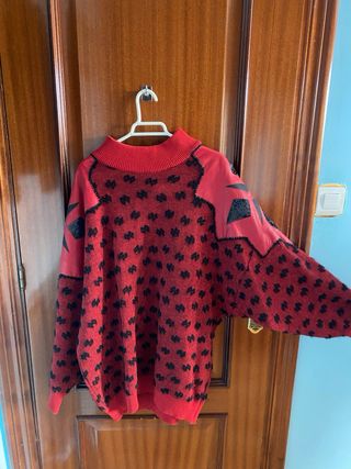 Jersey Vintage Torras SA Cuero Talla M