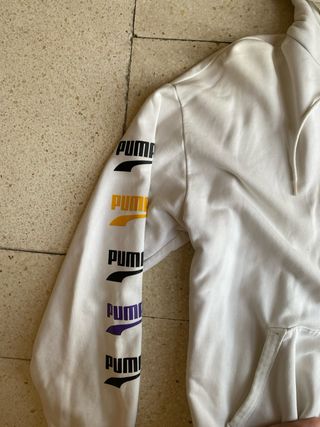 Sudadera Puma Blanca
