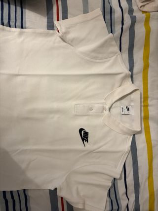 Polo Nike Blanco y Negro