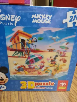 Puzzles Disney 3D 210 piezas 7 años NUEVOS