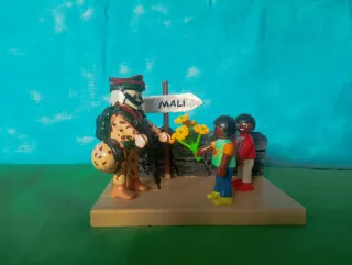 Playmobil custom militar Mali