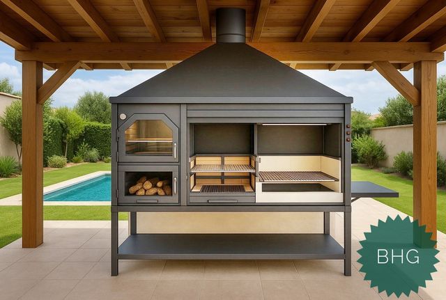 Barbacoa Horno Metal