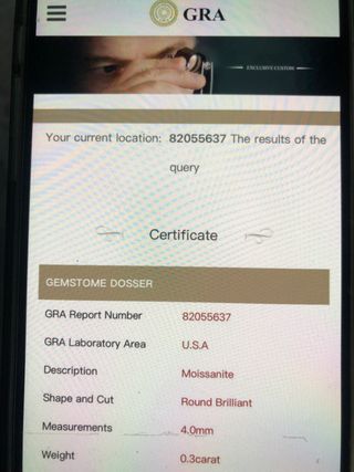 Pulsera Tenis Moissanite Diamantes GRA Plata