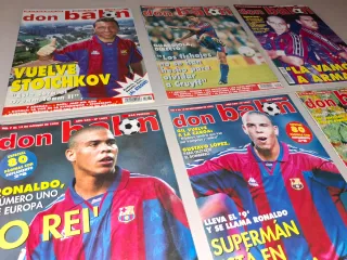 6 REVISTAS DON BALON FC BARCELONA MESSI MARADONA