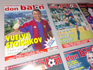 6 REVISTAS DON BALON FC BARCELONA MESSI MARADONA