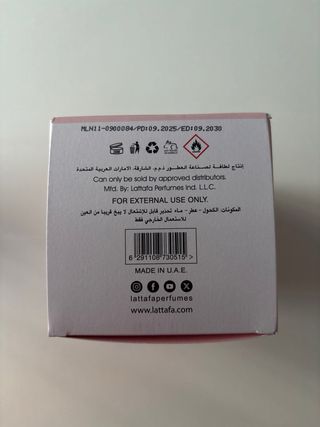 Caja Perfume Yara Lattafa Rosa Original