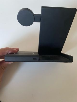 Cargador Inalámbrico Rápido Negro