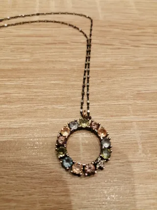 Conjunto Joyas Multicolor y Plateado