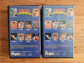Colección VHS Chicho Terremoto (10 Volúmenes)