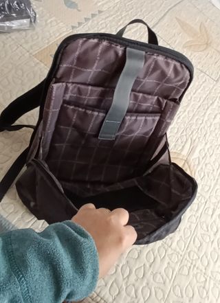 Mochila Mandarina Duck Negra Portátil/Viaje