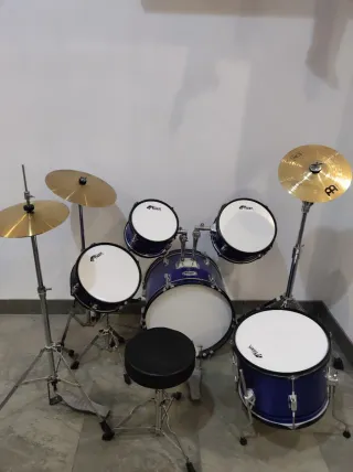 Batería Junior Tiger JDS14-BL + Plato Splash