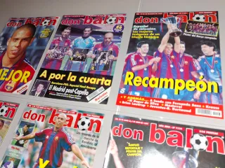 6 REVISTAS DON BALON FC BARCELONA MESSI MARADONA