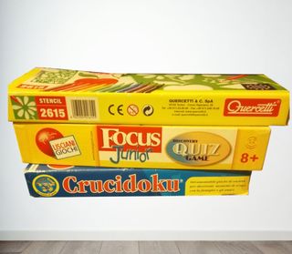 Set 3 giochi da tavolo per ragazzi