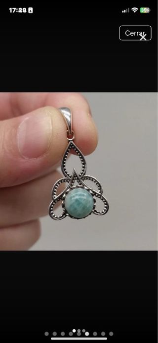 Colgante Plata 925 con Amazonita