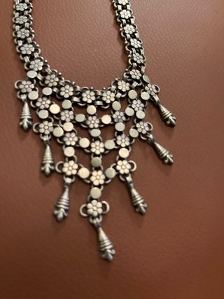 Collana donna argento 800 lavorazione