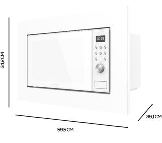 Microondas encastrable Cecotec Blanco 20 L