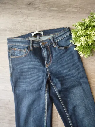 Pantalón pitillo vaquero azul