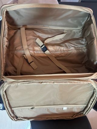 Juego 2 Maletas Cabina Catai Tela Beige + mochila.