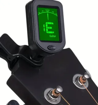 Afinador digital y 15 púas