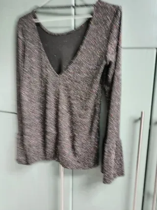 Conjunto fiesta lentejuelas espalda escotada