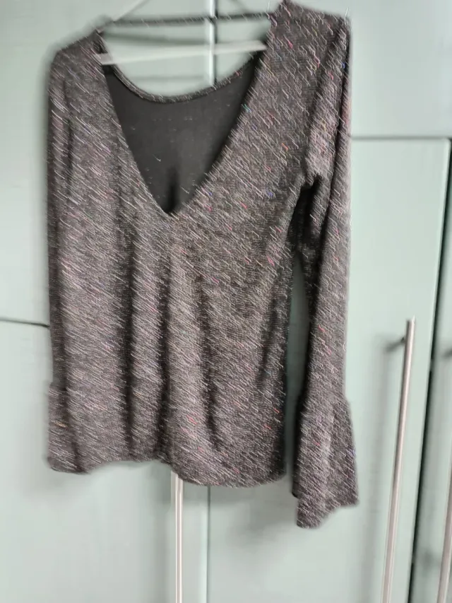 Conjunto fiesta lentejuelas espalda escotada