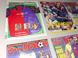 6 REVISTAS DON BALON FC BARCELONA MESSI MARADONA