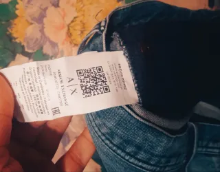 Jeans Armani AX Uomo Slim Blu