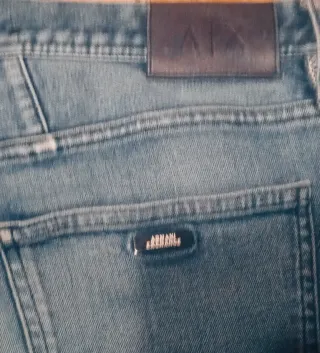 Jeans Armani AX Uomo Slim Blu