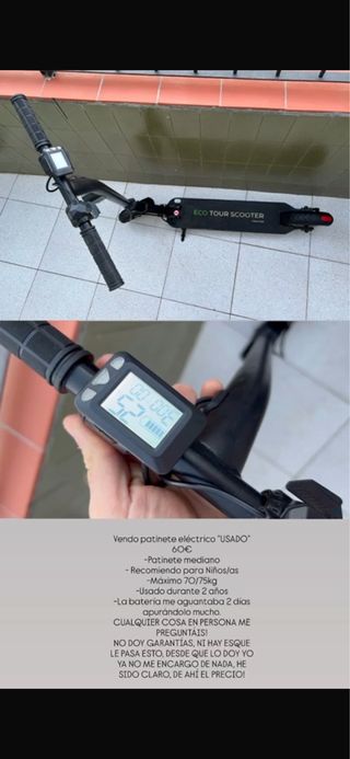 Patinete eléctrico Eco Tour Scooter