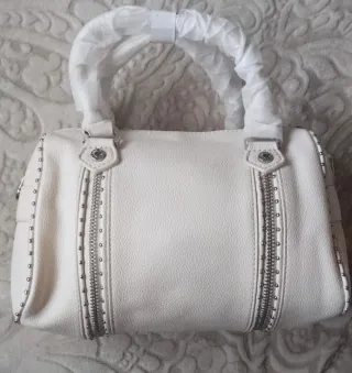 Bolso Zadig & Voltaire Blanco y Plateado