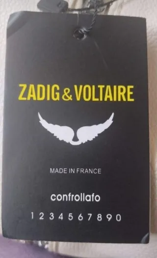 Bolso Zadig & Voltaire Blanco y Plateado