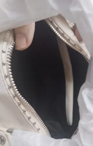 Bolso Zadig & Voltaire Blanco y Plateado