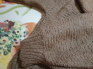 Jersey oversize Zara marrón talla única