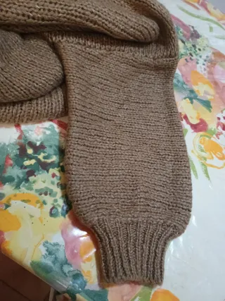 Jersey oversize Zara marrón talla única