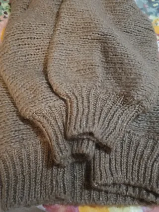 Jersey oversize Zara marrón talla única