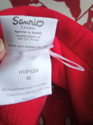 Set Hello Kitty sciarpa e cappellino rosso