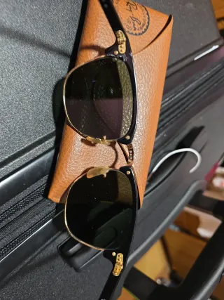 Gafas Ray-Ban Clubmaster 3016 Negro/Dorado