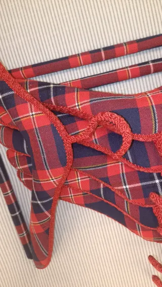 Perchas Vintage Tela Años 70