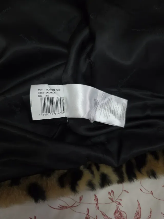 Abrigo animal print Pepe Jeans