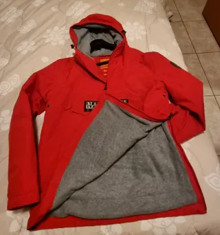 Napapijri Giacca Rossa con Cappuccio