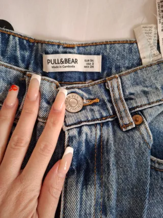 Vaqueros Pull&Bear mujer rotos