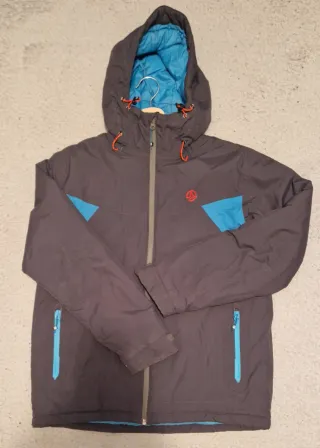 Chaqueta Ternua  gris y azul. Talla 16 ( 12-13)