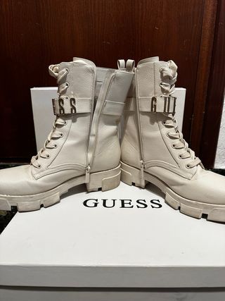 Botines Guess Beige/Blanco