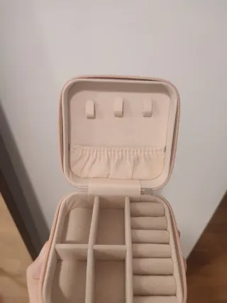 Joyero organizador rosa