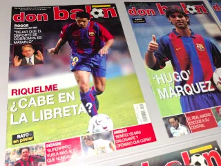 5 REVISTAS DON BALON FC BARCELONA MESSI MARADONA
