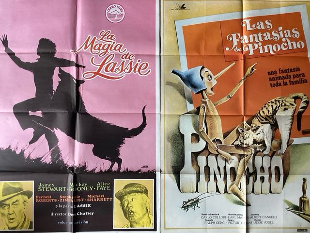 20 Carteles Originales de cine/ época.Desde 10€.