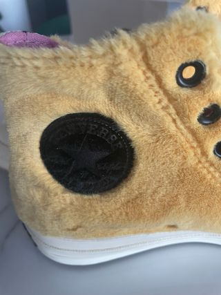 Converse All Star Peluche Amarillo Talla 40