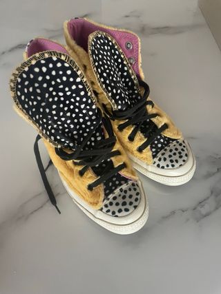 Converse All Star Peluche Amarillo Talla 40